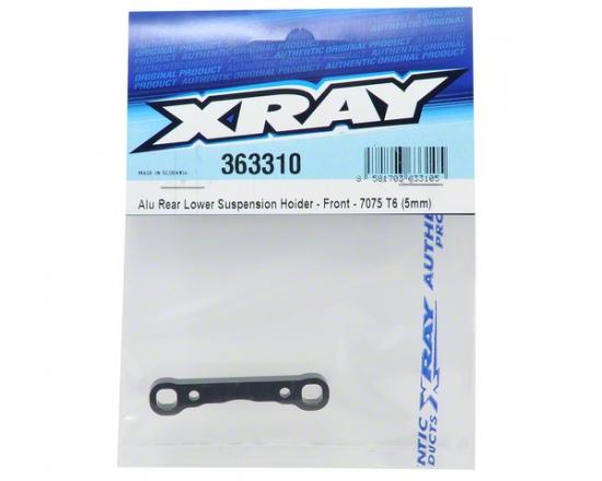 XRay Aluminium Rear Lower Susp. Holder - Front - 7075 T6 (5mm)