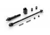 XRay ECS Front Drive Shaft 81mm With 2.5mm Pin - Hudy Spring Steel - Set
