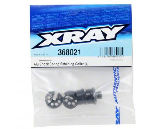 XRay Aluminium Shock Spring Retaining Collar (4)