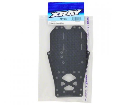 XRay X12 Chassis - 2.5mm Graphite