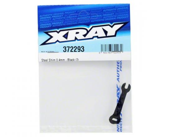XRay Steel Shim 0.4mm - Black (2)