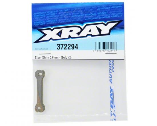 XRay Steel Shim 0.6mm - Gold (2)