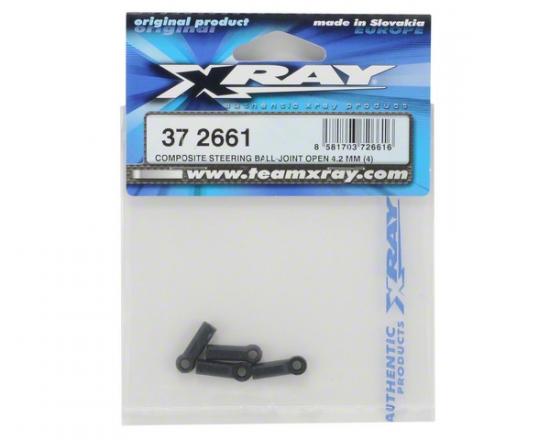 XRay Composite Steering Ball-Joint Open 4.2 mm (4) ** CLEARANCE **