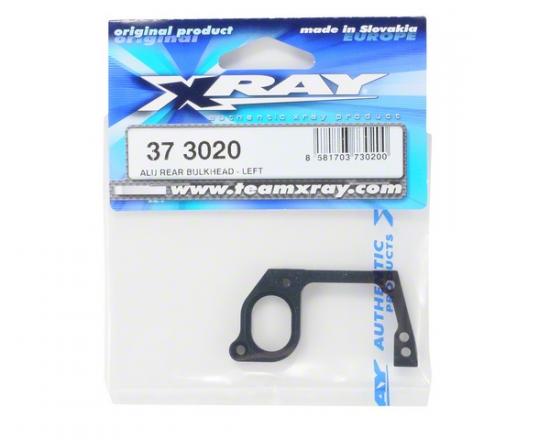 XRay Aluminium Rear Bulkhead - Left