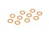 XRay Aluminium Shim 5.3X7.8X0.5mm - Orange (10)