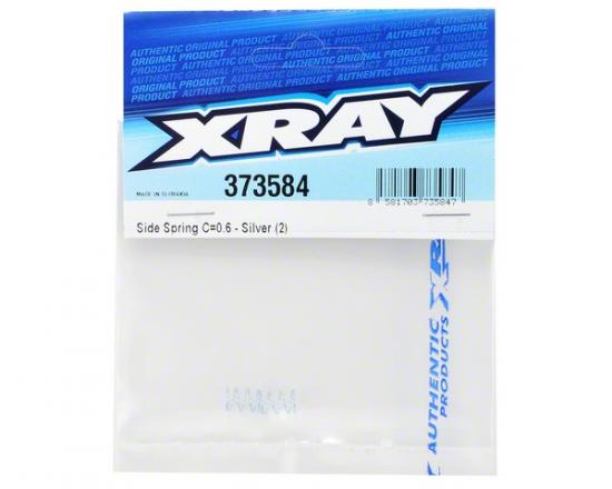 XRay Side Spring C=0.6 - Silver (2)