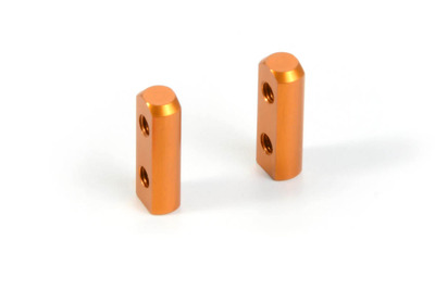 XRay X10 Aluminium Servo Mount - Orange (2)