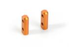 XRay X10 Aluminium Servo Mount - Orange (2)