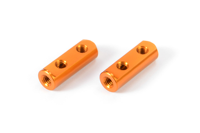 XRay X12 Aluminium Servo Mount - Orange (2)