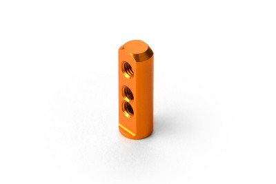 XRay X12 20 Aluminium Servo Mount - Orange (2)