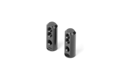 XRay X1221 Aluminium Servo Mount - Black (2)