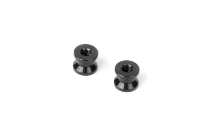 XRay Aluminium Mount 6.0mm - Black (2)