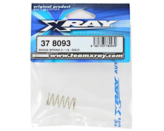 XRay Shock Spring C=1.8 - Gold