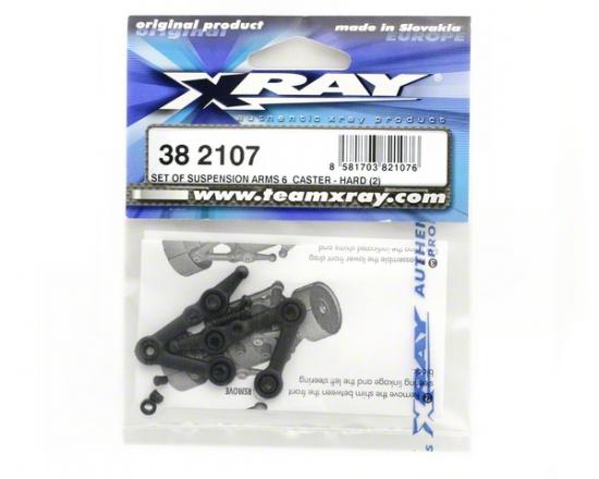 XRay Set Of Suspension Arms 6Â Degree Caster - Hard (2)