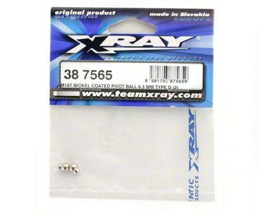 XRay M18T Nickel Coated Pivot Ball 6.3 mm Type D (2)