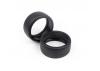 XRay Rubber Tires + Inserts, Front (50Deg)