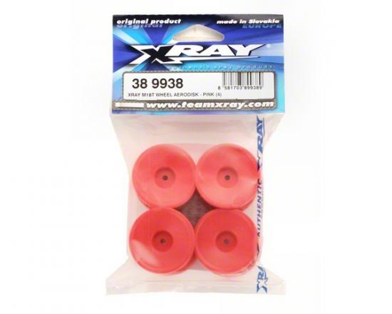 XRay M18T Wheel Aerodisk - Pink (4)
