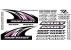 XRay M18T Sticker For Body - White