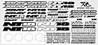 XRay Nt18 Sticker For Body - White
