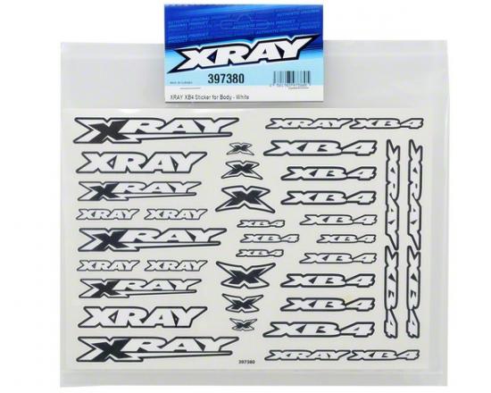 XRay XB4 Sticker For Body - White