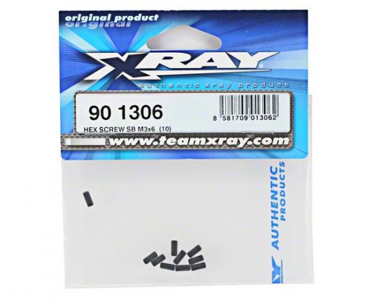 XRay Hex Screw Sb M3X6 (10)