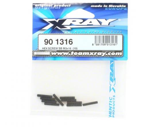 XRay Hex Screw Sb M3X16 (10)