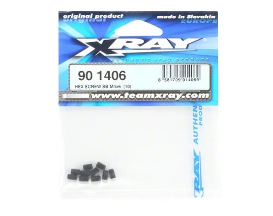 XRay Hex Screw Sb M4X6 (10)