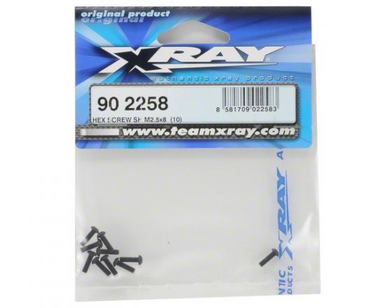 XRay Hex Screw SH M2.5X8 (10)
