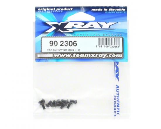 XRay Hex Screw SH M3X6 (10)