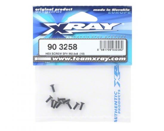 XRay Hex Screw Sfh M2.5X8 (10)