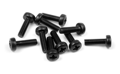 XRay Screw Phillips M3X10 (10)