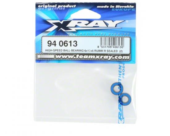 XRay High Speed Ball Bearing 6X13X5 Rubber Sealed (2)