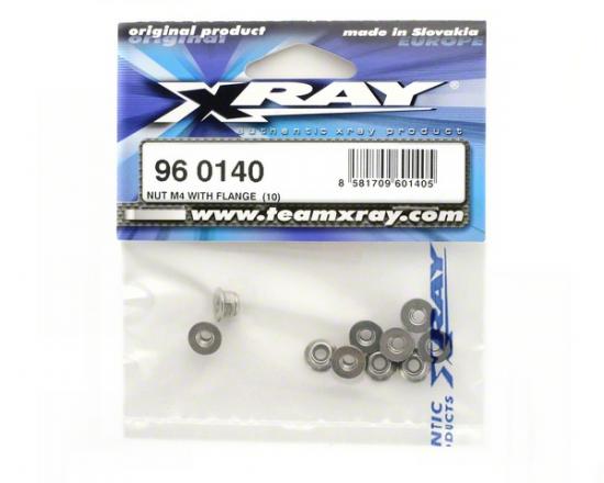 XRay Nut M4 With Flange (10) ** CLEARANCE **