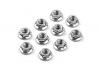 XRay Nut M4 With Serrated Flange (10)
