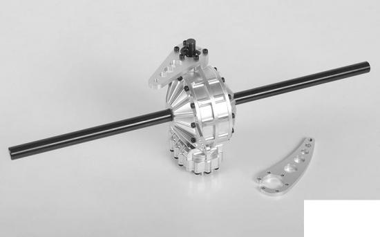 RC4WD 1/4 Scale Aluminium Rear Axle with Quick Change Gears (Skellenger Style) RC4WD