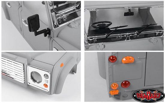 RC4WD Z-B0064 - RC4WD 1:10 Defender D110 Hard Plastic Body Kit | 1
