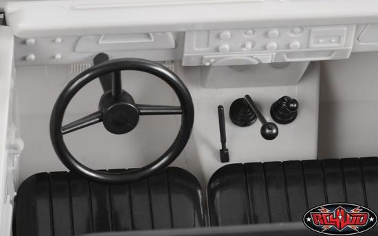RC4WD Cruiser Accessories Parts Steering wheel Mirror Wipers Shifter