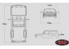 RC4WD Chevrolet Blazer Hard Body Complete Set - 287mm Wheelbase