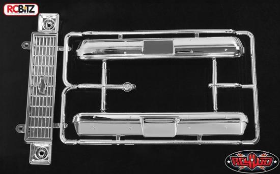 RC4WD Chevrolet Blazer Chrome Grill and Bumper Parts Tree