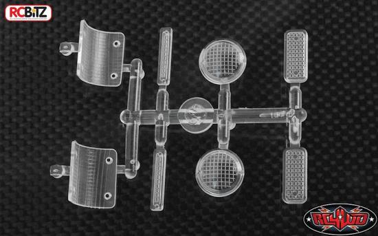 RC4WD Chevrolet K5 Blazer Clear Lenses Lights Parts Tree Front Rear Side RC4WD
