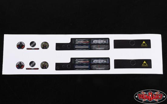 RC4WD Mojave II Decal Sheet