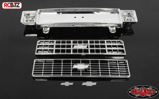 RC4WD Chevrolet Blazer Chrome Front Grill w/Optional Inserts