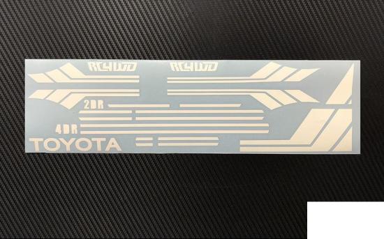 RC4WD Clean Stripes for Mojave II 2/4 Door Decal Sheet (White) RC4WD