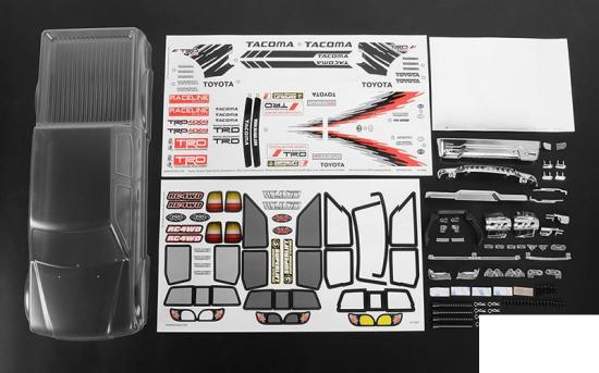 RC4WD 2001 Toyota Tacoma 4 Door Body for TF2 LWB 313MM/12.3