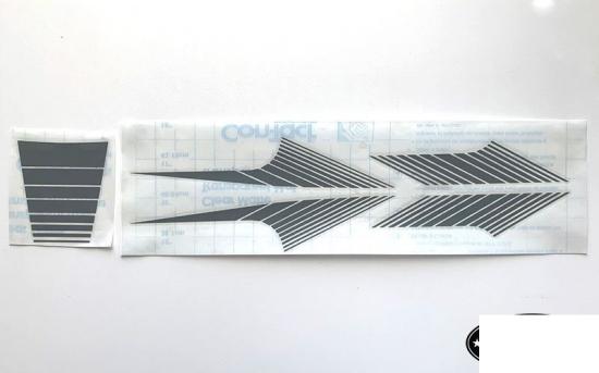 RC4WD Classic Stripes for 1985 4Runner Sheet (Grey) RC4WD