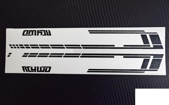 RC4WD ESCapade Stripes for Gelande II 2015 Land rover Defender D90 (Black) RC4WD