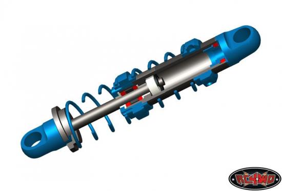 RC4WD King Off-Road Scale Dual Spring Shocks (70mm)
