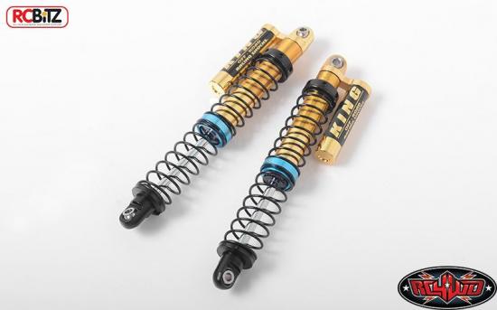 RC4WD King Off-Road Limited Edition GOLD Scale Piggyback Shocks w/Faux Reservoir (110mm)