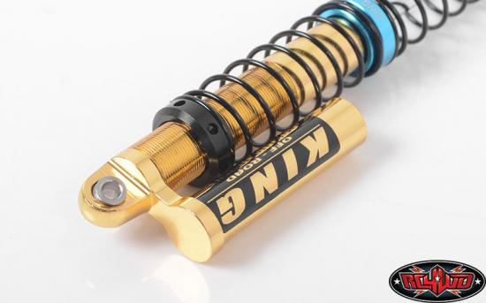 RC4WD King Off-Road Limited Edition GOLD Scale Piggyback Shocks w/Faux Reservoir (110mm)