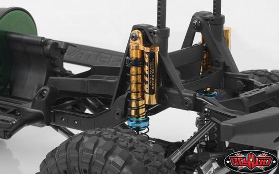 RC4WD King Off-Road Limited Edition GOLD Scale Piggyback Shocks w/Faux Reservoir (110mm)